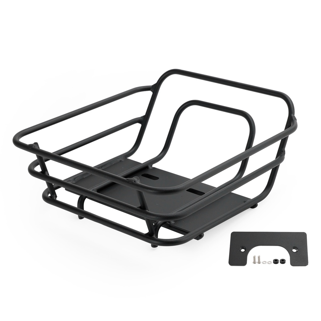 Black Front Rack Carrier Basket For Honda CC110 Cross Cub 110 2023 2024 ...