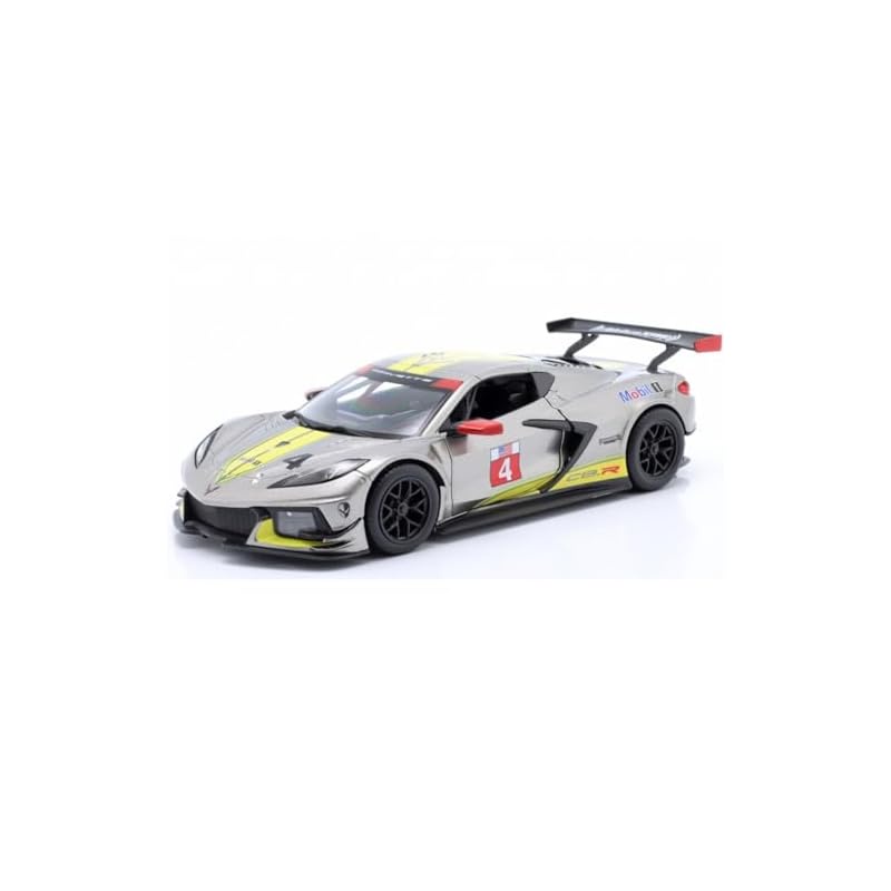 Bburago 1/24 Chevrolet Corvette C8R #4 2020 Le Mans Race Gray Diecast ...