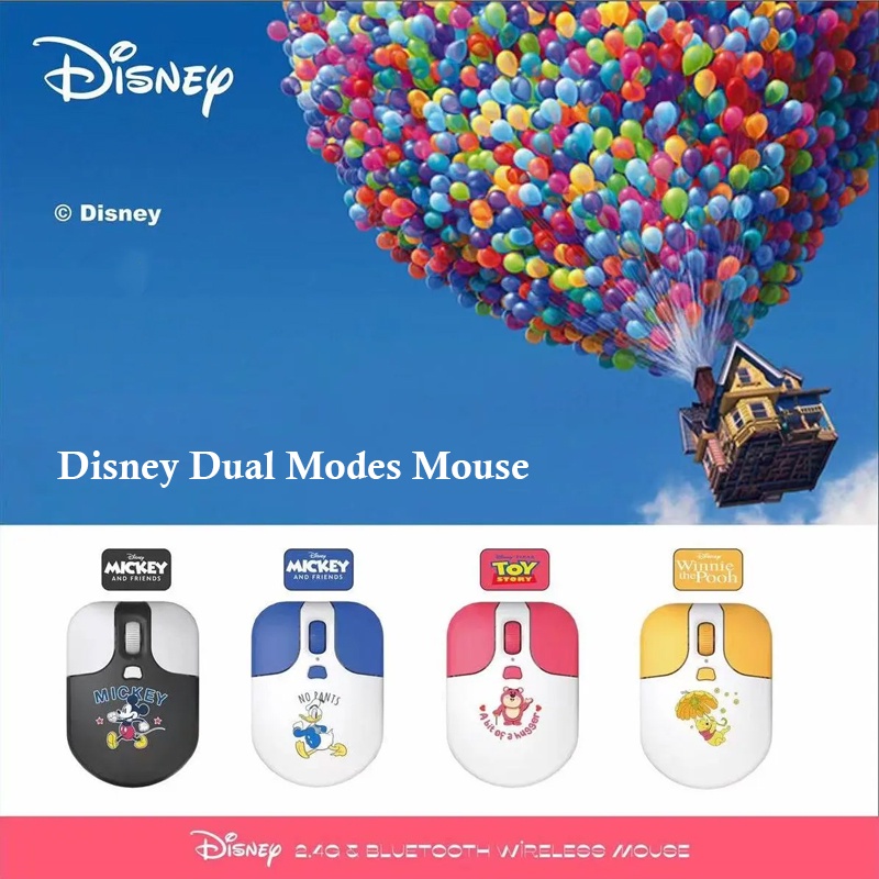 Disney OM01 Mini Wireless Bluetooth Mouse Special For Kids Dual Mode ...