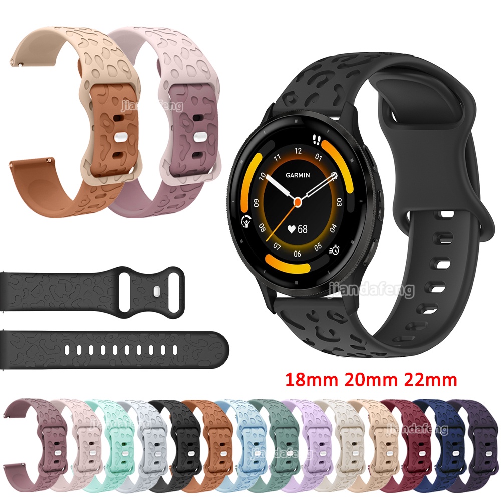 VELULYX 18 Mm 20 Mm 22 Mm Garmin Silicone Strap Quick India