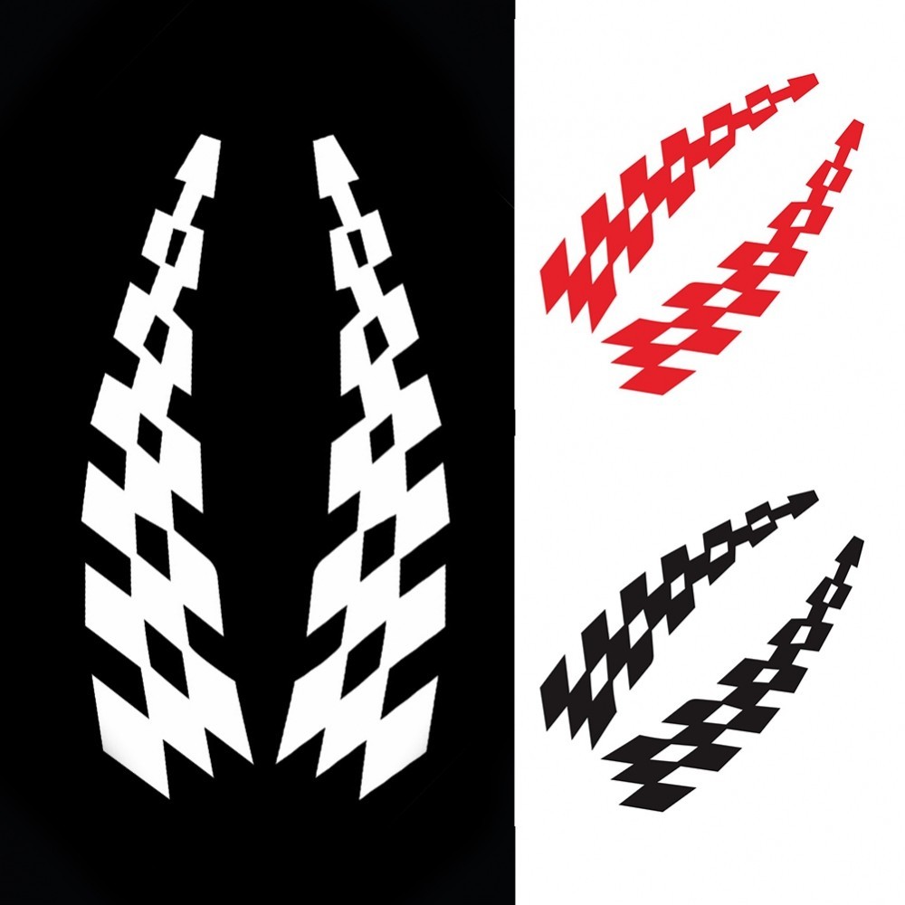 Universal Fitment Car Racing Flag Stickers Decals for Cars Trucks and ...