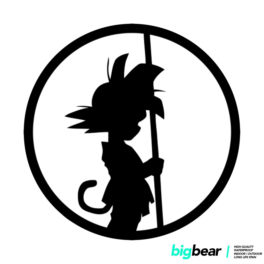 Dragon Ball Z Kid Goku Japanese Anime Sticker Vinyl Waterproof Sticker