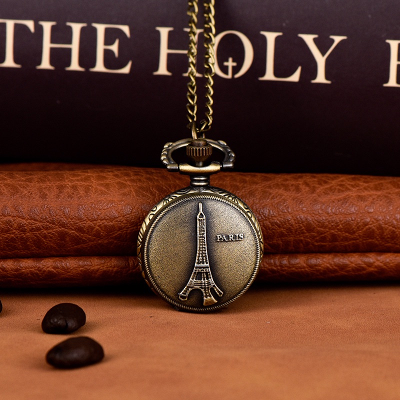 Pocket Watch hanging watch/small tower pocket watch PARIS letter pocket