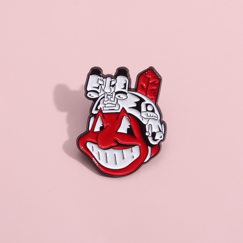 MLB American Professional Baseball Team Benchmark Enamel Pin Cartoon ...