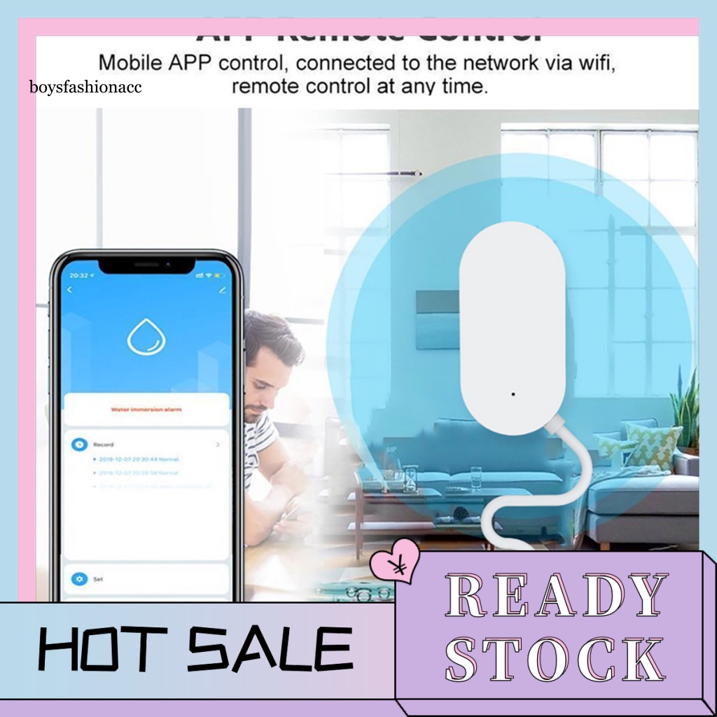 BF Flooding Sensor Plug And Play Battery Powered Low Energy Consumption