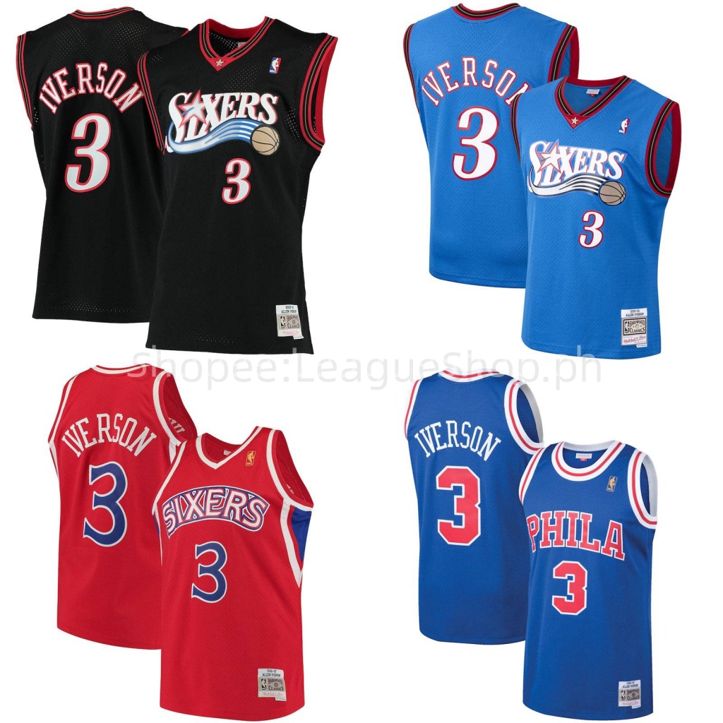 Jersey Iverson Jersey Basketball Customize Name and Number for Kids ...