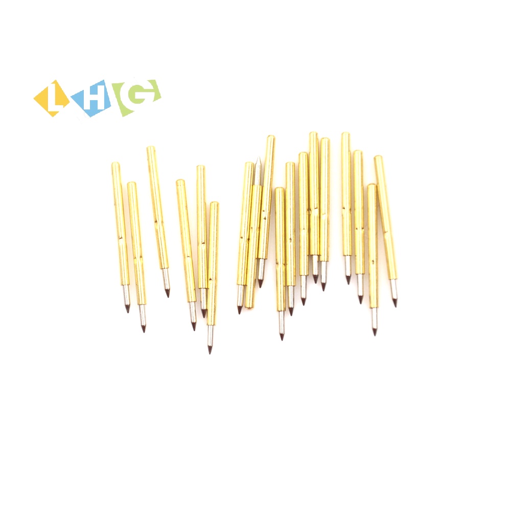 [LHG] 100pcs P75-B1 Dia 1.0mm Cusp Spear Spring Loaded Test Probes Pogo ...