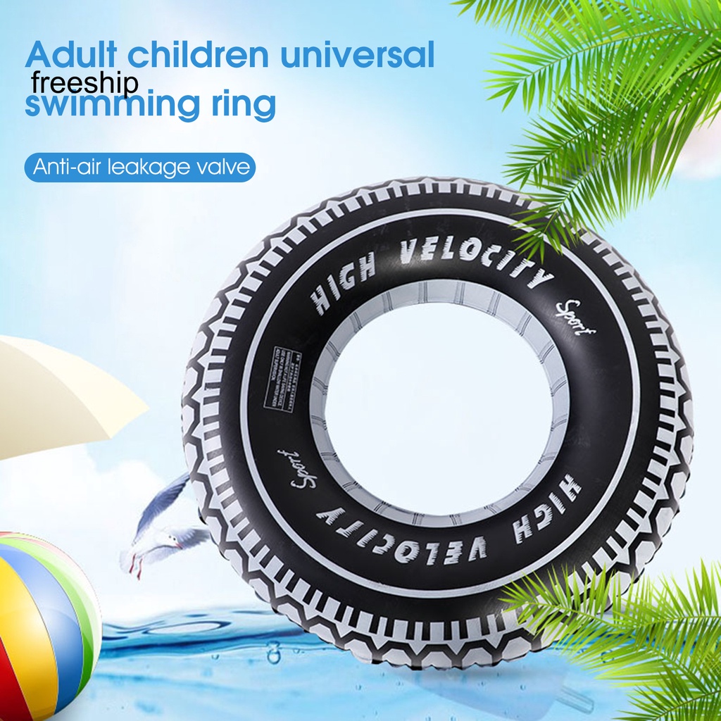 FSO-PVC Swimming Ring Universal Thickened Tyre Design Pool Float ...