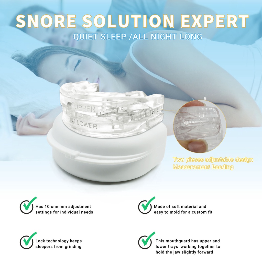 Anti Snoring Stopper Improve Sleeping Teeth Bruxism Sleep | Shopee ...
