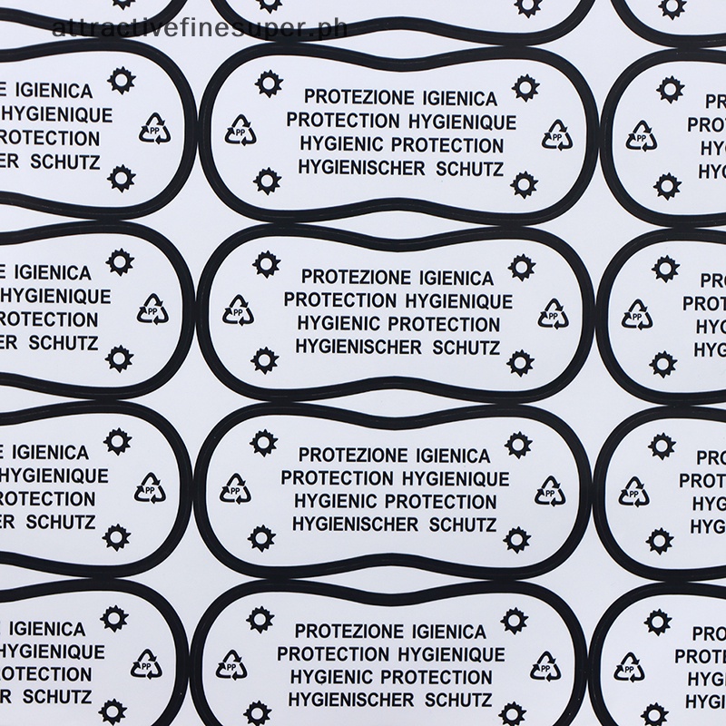 ASPH 30pcs/set Hygiene Label Clear Tape Swimwear Try On Label HOT ...