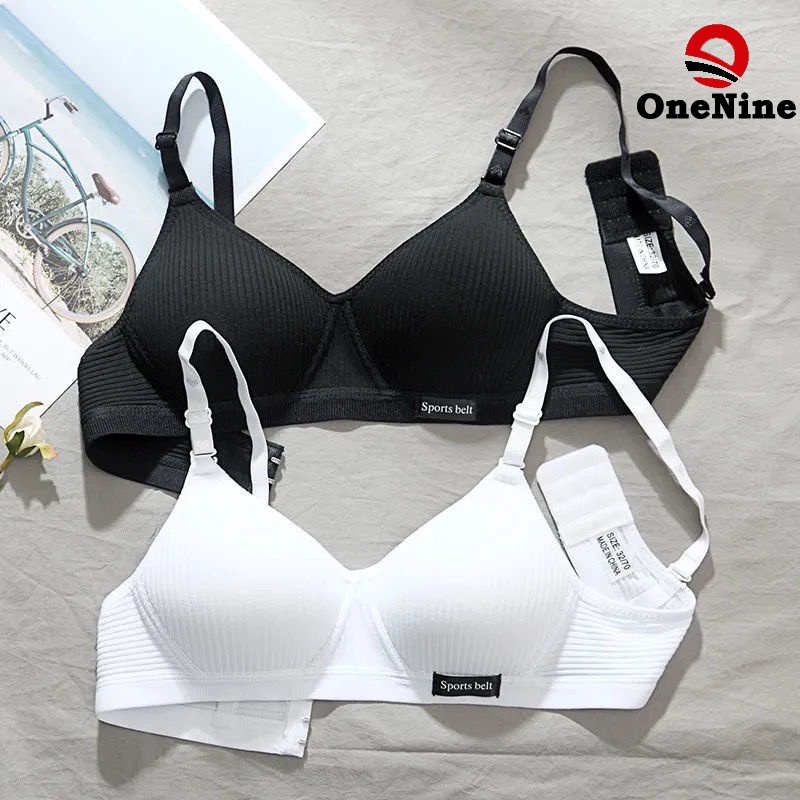 Seamless Bra Thin cotton Bra Non Wire Gathered Girls Bra Women Push Up Without Steel Ring bras