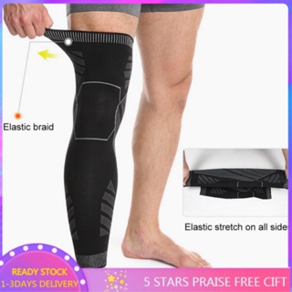 Full Leg Sleeves Long Compression Knee Sleeves for Man Women