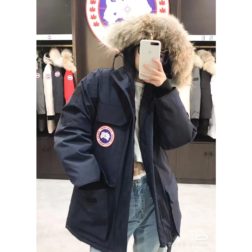 Canada Goose Men s Thickened Warm Windproof Hooded Down Jacket Ms. Oversized Fashion Casual Tops Shopee Philippines