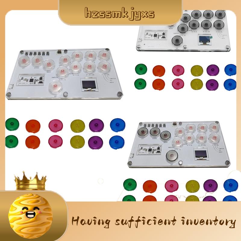 hzssmkjyxs RP2040 Fighting Hitbox Keyboard+12PCS Keycap for PS4 ...