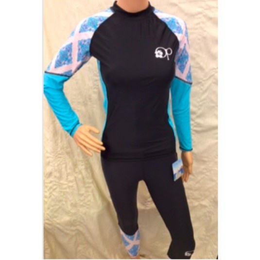 【hot sale】 long sleeve rash guard set for ladies | Shopee Philippines