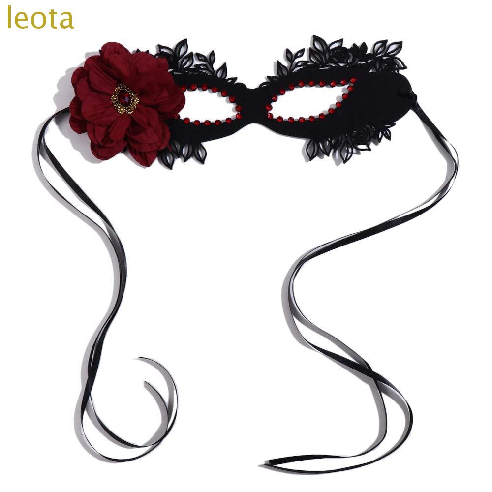 LEOTA Half Face Mask Creative For Women Men Masquerade Party Supplies ...