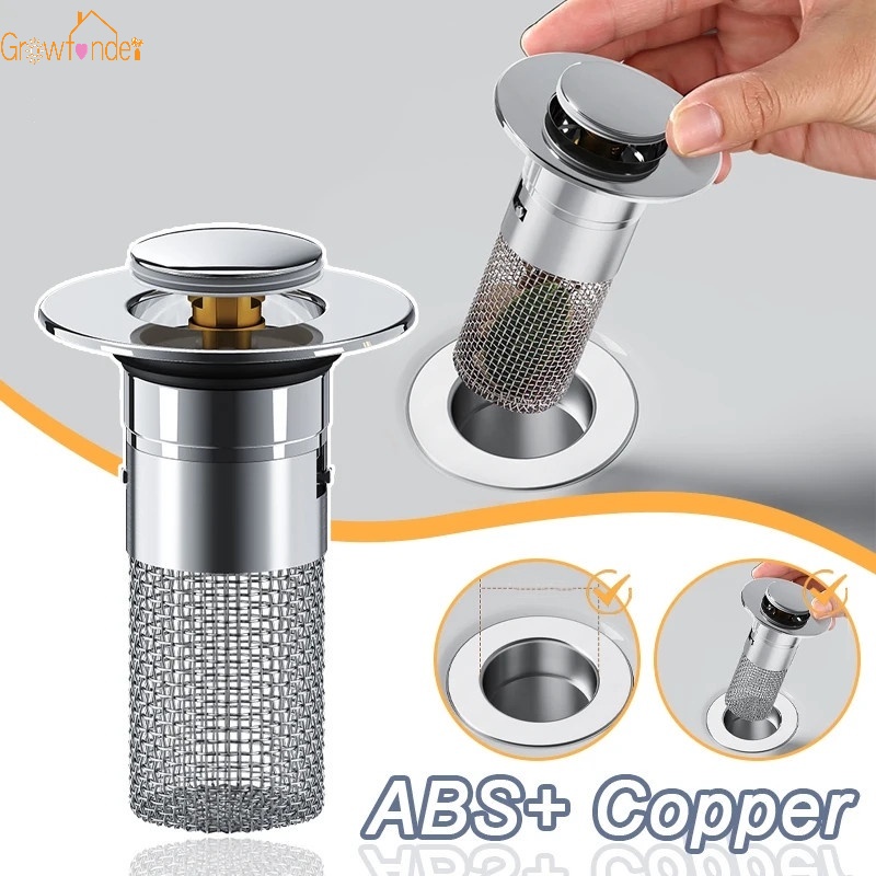 Multifunctional Stainless Steel Floor Drain Filter Pop-Up Bounce Core ...