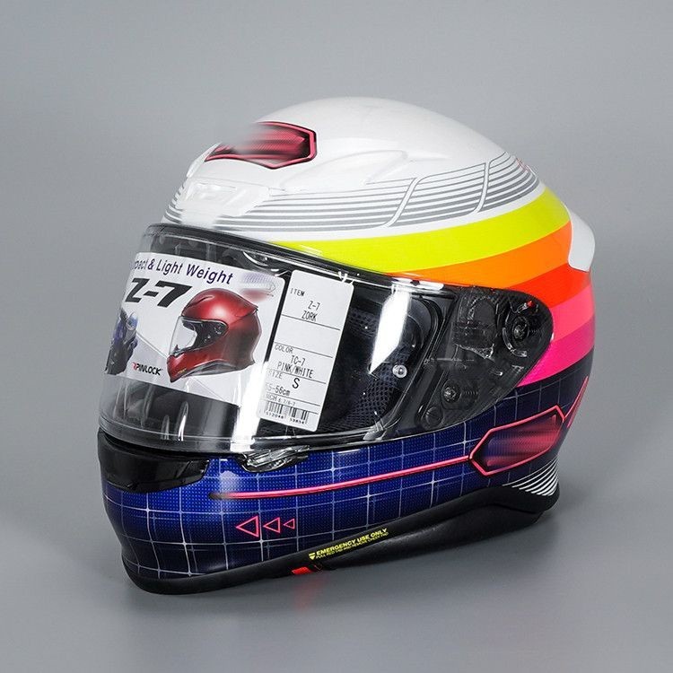 Ready Stock!! SHOEI X14 Z7 Z8 Red Bull 93 Visor New Design White
