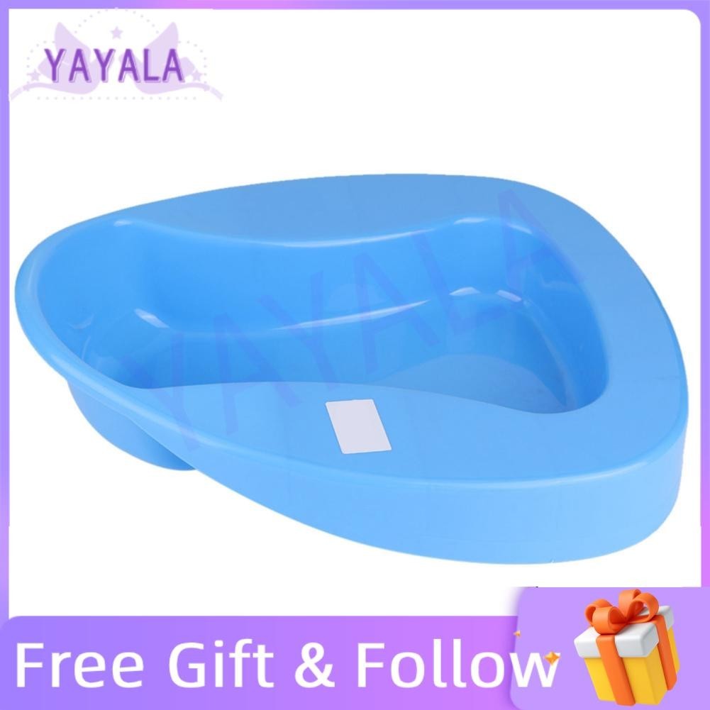 Yayala Bed Pan Firm Thick Plastic Stable Bedpan Heavy Duty Pans For