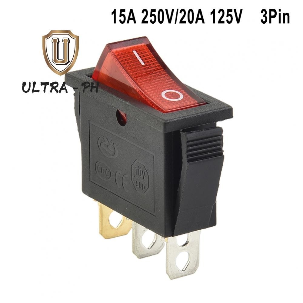 Rocker Switch Plastic 1 Piece 15A 250V 2nd Gear Easily Installed High ...