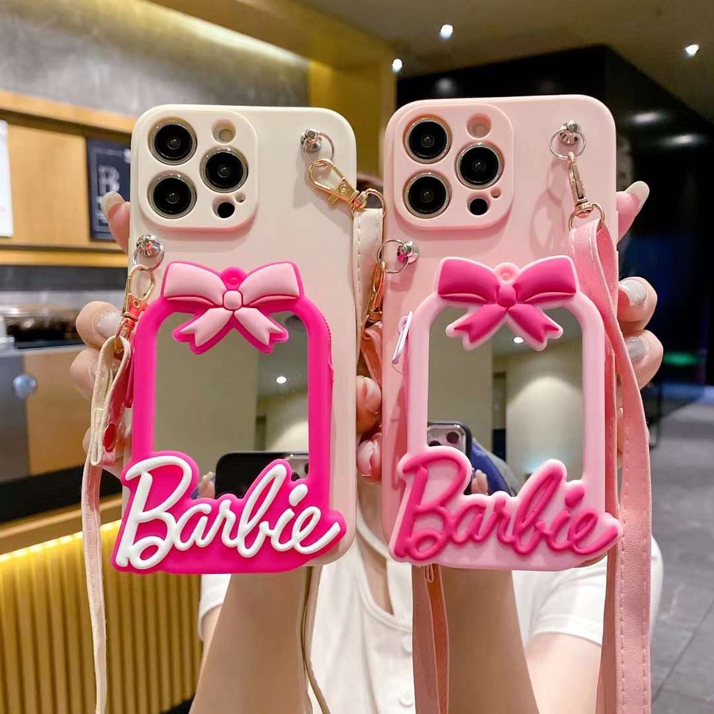 Pink Barbie Wallet Phone Case Huawei Nova Y61/Y90/9SE/9 Pro/5T/Y60