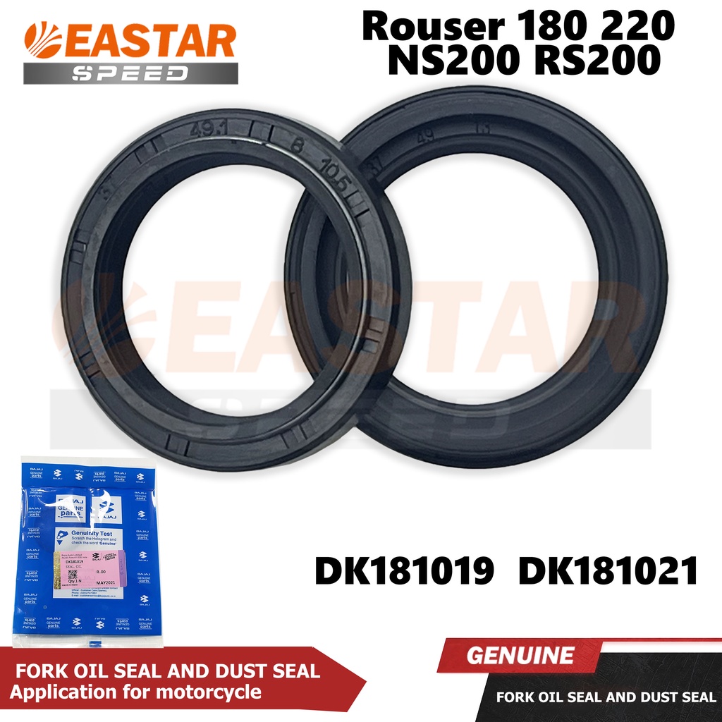 FORK OIL SEAL AND DUST SEAL for Rouser 180 220 / NS200 / RS200 DK181019