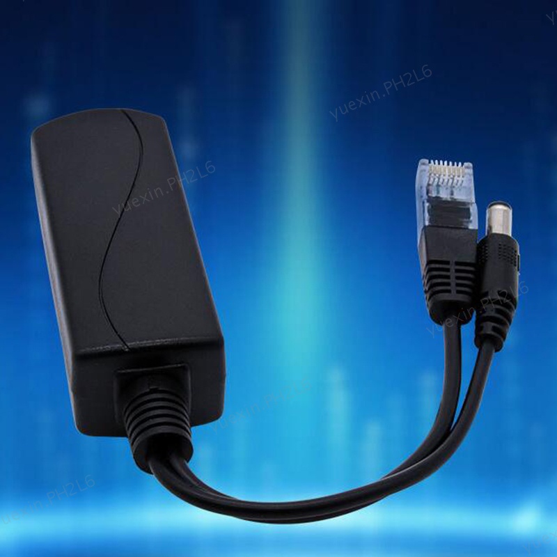 Wifi Injector Cable Wall Plug Power Source 48V To 12V Poe Splitter ...