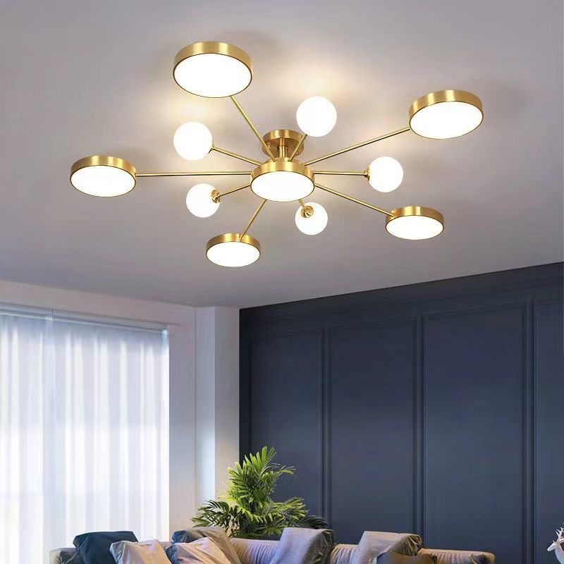 Nordic Designer Tricolor Ceiling Light LED Center Light Branch