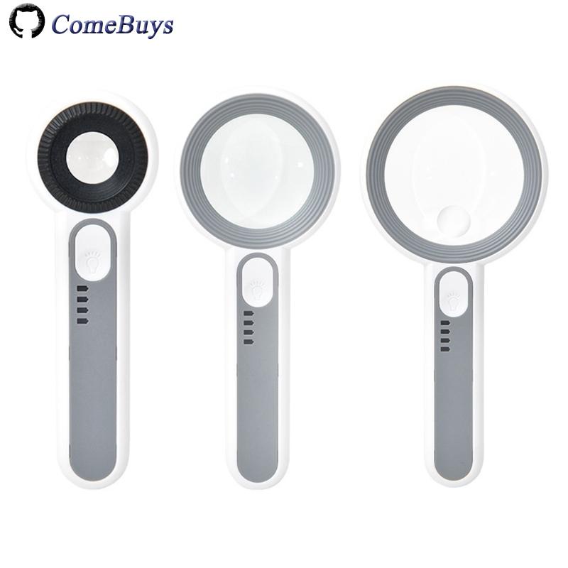 com* Magnifying Glass with Light Handheld Large LED Illuminated Lighted