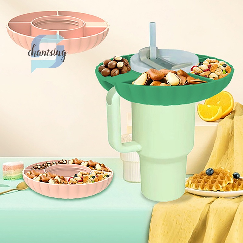 Snack Bowl For Stanley Cup 40 Oz, Snack Tray For Stanley Tumbler With