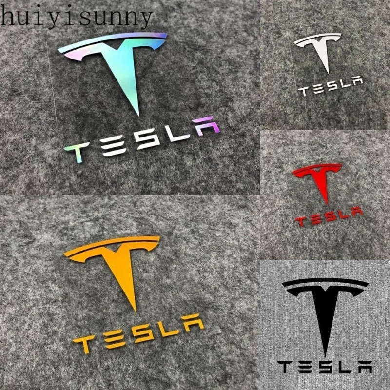 HYS TESLA logo sticker MODEL S MODEL3 MODEL X MODEL Y Cybertruck ...