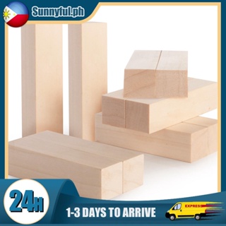 10pcs 4 X 1 X 1 Basswood Carving Unfinished Wood Blocks Beginners