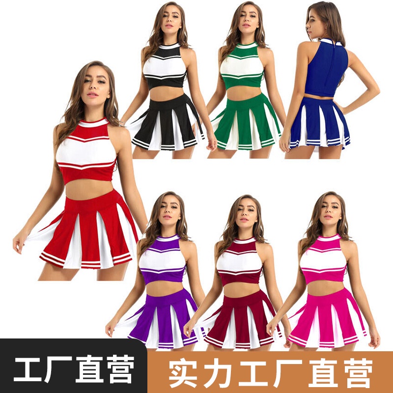 Women Cheerleading Uniform Game RolePlaying Adult Ladies Sexy Baby