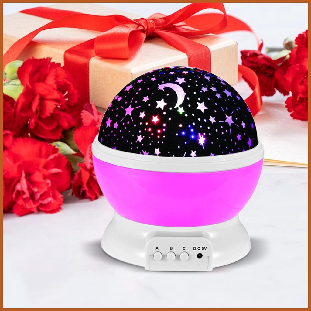 LED Projector Rotating Star Projector Desk Lamp with USB Cable LED
