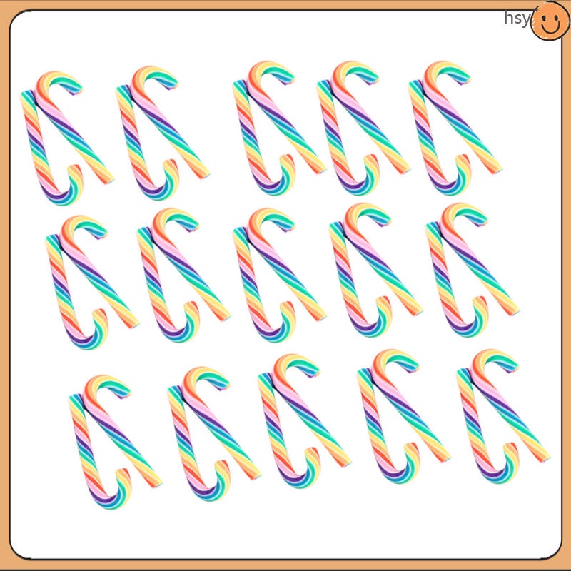 [READY STOCK] 30 Pcs Outdoor Christmas Decorations Candy Fake Canes Ebt