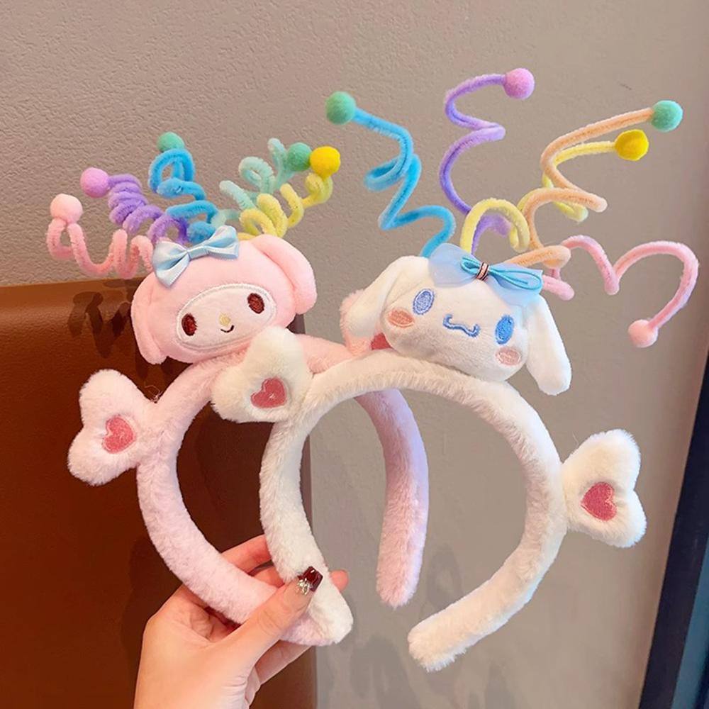 Cartoon Kid's Hairband Cute Plush Hairband for Girls Creative Funny ...