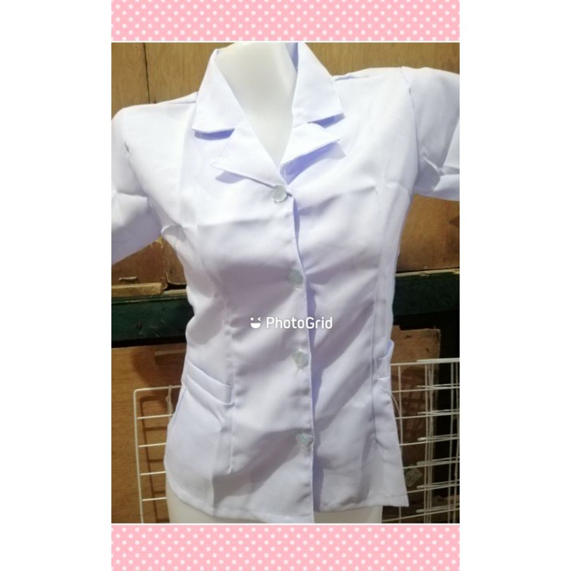 NURSING BLOUSE WITH POCKET UNIFORM | Shopee Philippines