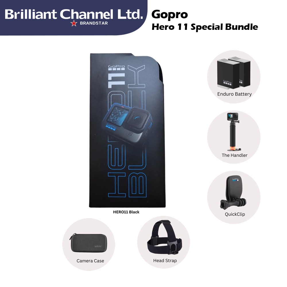 GoPro Hero 11 / Hero 11 Mini / Hero 11 Special Bundle Black Waterproof ...