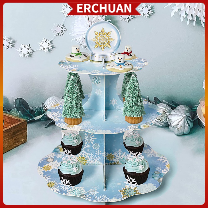 Birthday Party Supplies Paper Cake Rack Three-Layer Multi-Functional ...