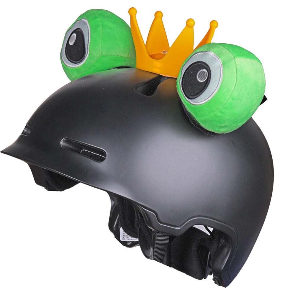 Helmets Horns Cute Cartoon Frog Ski Kids Ears Helmets Accessories Fun