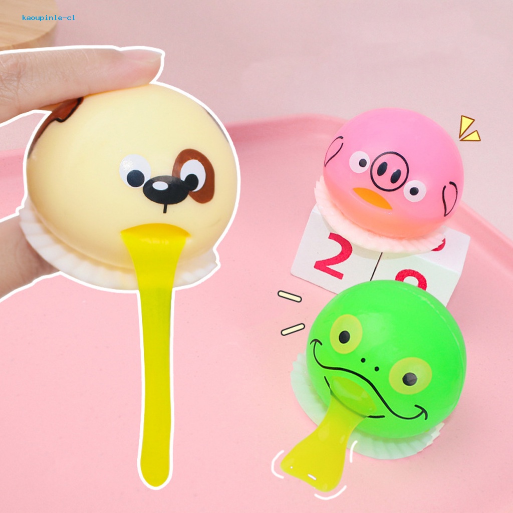 KPL Cartoon Stress Ball Squeeze and Vomit Toy Stress Relief Vomiting