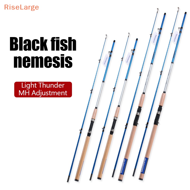 [RiseLarge] Da Wu Lu Ya Pole Mh Lightning Adjusg Rod Straight Handle ...