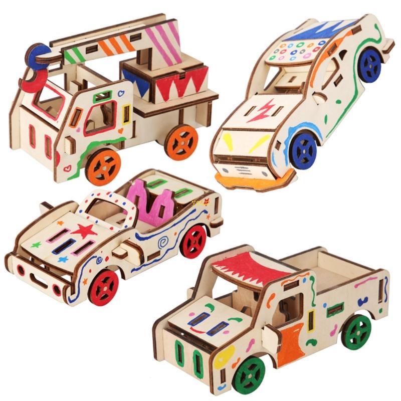 youn Mechanical Toy 3D Puzzle Paperboard Cool Vehicles Construction Toy