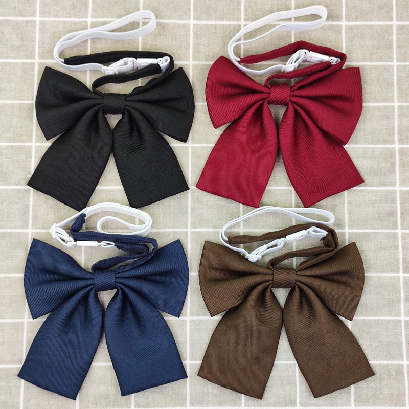 Solid color bow tie student uniform school uniform accessories sailor ...