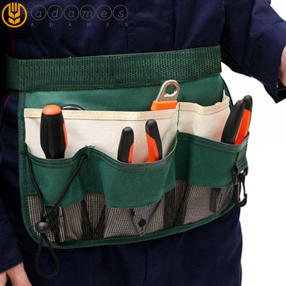 ADAMES Garden Tool Belt Bag, Multifunctional Portable Cleaning Tool Bag