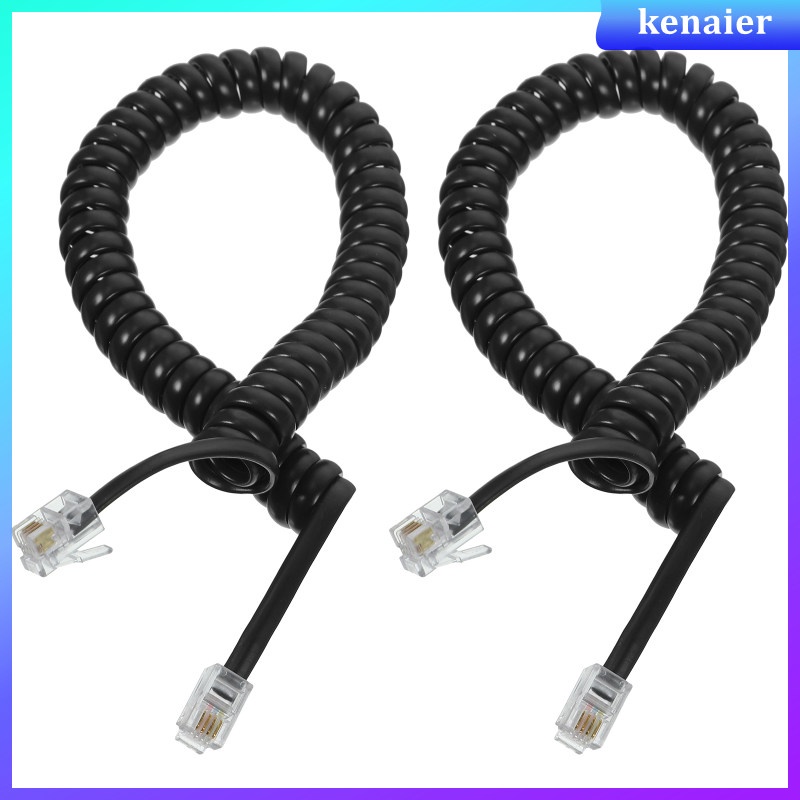 kenaier Coiled Telephone Cord Landline Cords Handset Spring Spiral