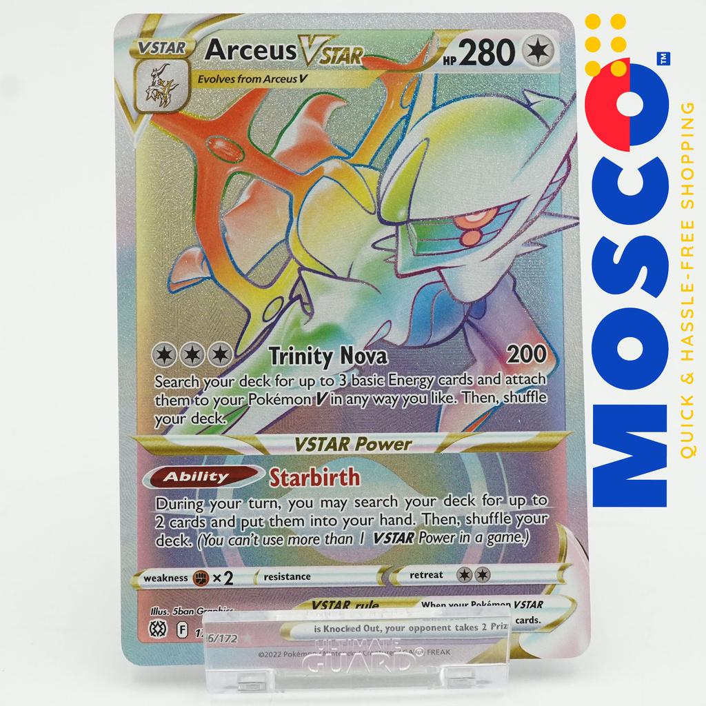 Arceus VSTAR - 176/172 - Hyper Rare Sword & Shield: Brilliant Stars ...