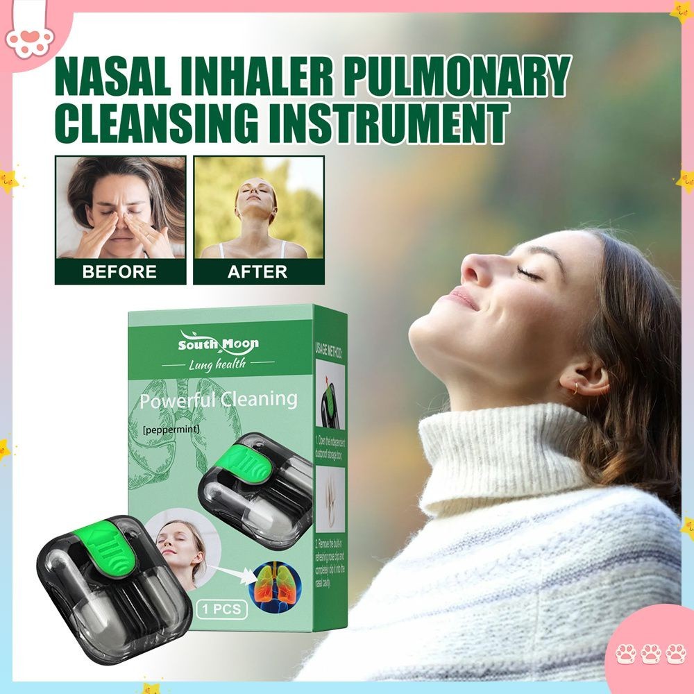 COD South Moon Lung Cleaner Repair Damaged Airways Lungs Nasal Inhaler ...