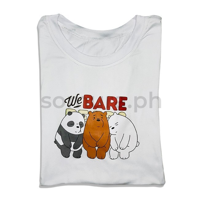 ♞We Bare Bear Tshirt random design (SSC235) Shopee Philippines
