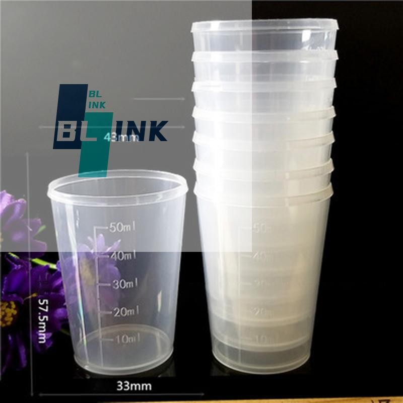 Useful Kitchen Laboratory Clear Plastic Transparent Graduated Measuring ...